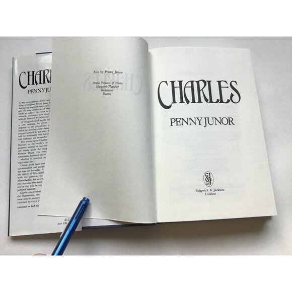 Charles by Penny Junor Hardcover First Edition Prince Charles King Charles III - Picture 6 of 10